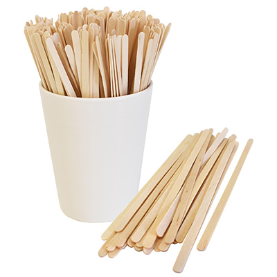 Pack Of 1000 x Wooden Disposable Stirrers 140mm For Tea & Coffee